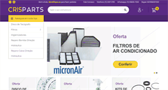 Desktop Screenshot of crisparts.com.br