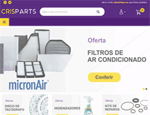 Tablet Screenshot of crisparts.com.br